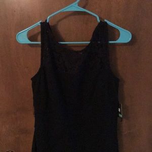 Taylor Black lace dress